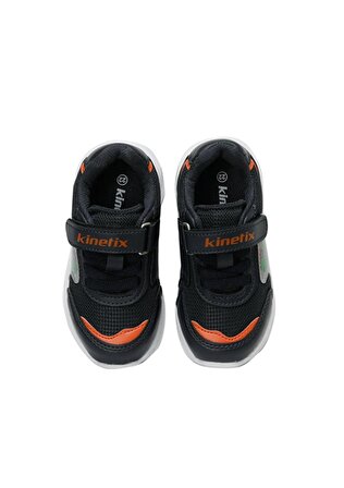 Kinetix Elio 3Fx Çocuk Lacivert-Turuncu Işıklı Günlük Spor Ayakkabı