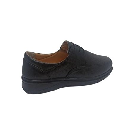 Riverland Hakiki Deri Erkek Siyah Comfort Ayakkabı-1