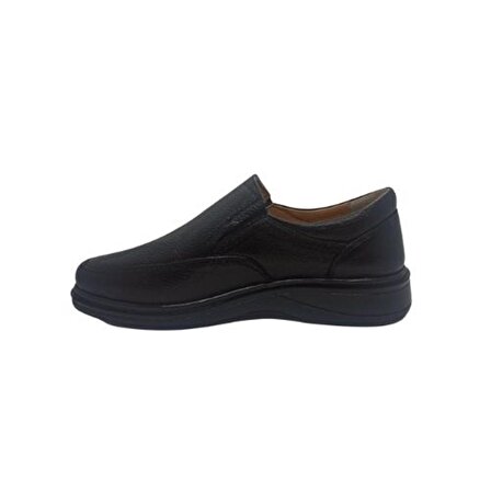 Riverland Hakiki Deri Erkek Siyah Comfort Ayakkabı-2