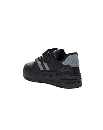 Lafonten Kids Pt. Çocuk (26-30) Siyah-Siyah Cilt Günlük Ayakkabı