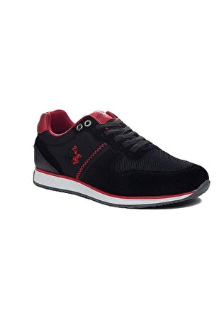 Jagulep Leona Erkek Siyah-Kırmızı-Beyaz Sneaker Ayakkabı 