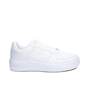 M-Rich 009 Mr Erkek Beyaz-Beyaz Sneaker Ayakkabı