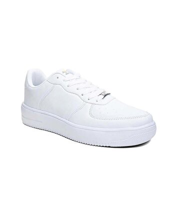 M-Rich 009 Mr Erkek Beyaz-Beyaz Sneaker Ayakkabı