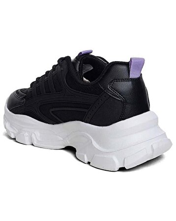 Conpax 5840 Zn Kadın Siyah-Beyaz Günlük Spor Ayakkabı 