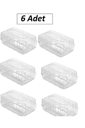 6 Adet Erkek Ayakkabı Kutusu - Saklama Kutusu Ayakkabı Düzenleyici