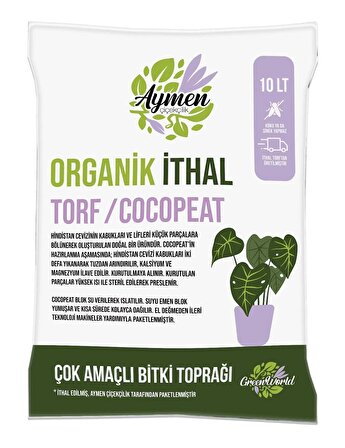 10 Litre Ithal Torf Cocopeat Özel Karışım Saksı Harcı Bitki Toprağı - Kokopit