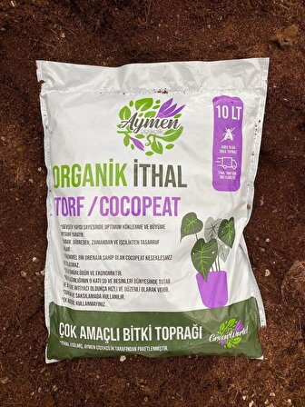 10 Litre Ithal Torf Cocopeat Özel Karışım Saksı Harcı Bitki Toprağı - Kokopit