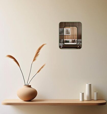 Ayna | Dekoratif Düz&Füme Ayna | 2'li Takım | Torino Dekoratif Ayna