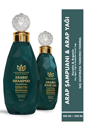 Arap Şampuanı (500 ml) & Arap Yağı (250 ml)