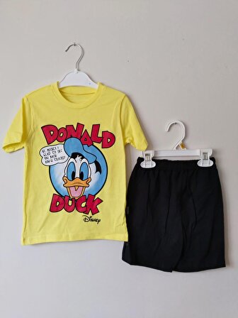 Donald Duck Baskılı Erkek Çocuk İkili Takım