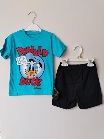 Donald Duck Baskılı Erkek Çocuk İkili Takım