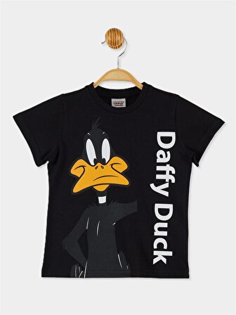 Daffy Duck Lisanslı Erkek Çocuk Baskılı Kısa Kollu Tişört