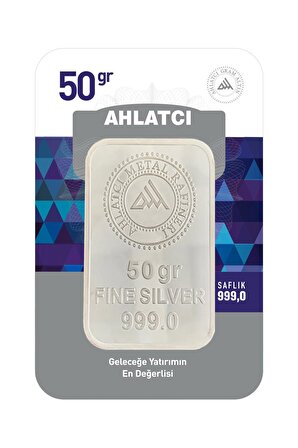 50 Gram Külçe Gümüş