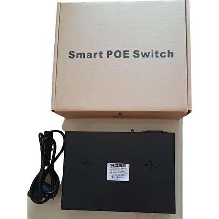 Rose 8+2 Port Poe  Network Ip Kamera Için 8 Port Swich