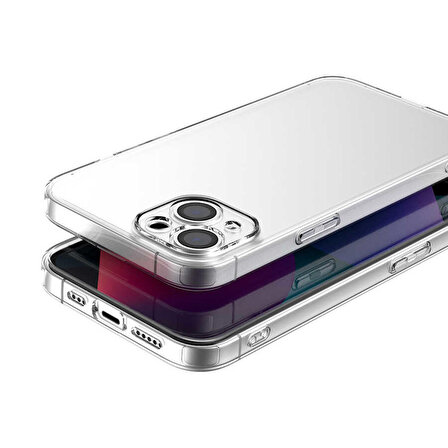 Apple iPhone 13 Mini Uyumlu Kılıf Süper Silikon Ultra İnce Kapak