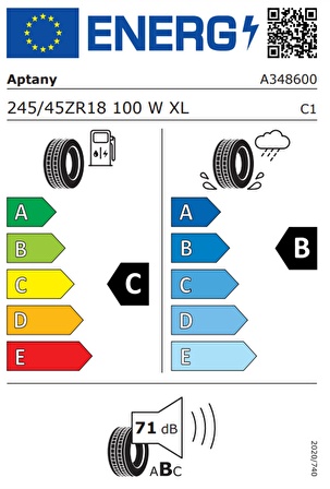 Aptany 245/45 R18 100W XL RA301 Oto Yaz Lastiği 2023