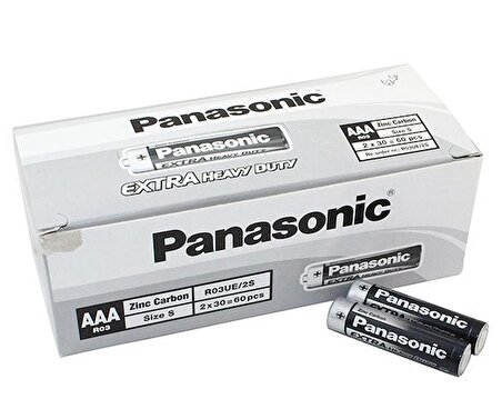 Panasonic Manganez İnce Kalem AAA Pil 60'Lı Paket