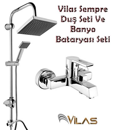 Vilas PREMİUM Sempre Duş Seti Ve Banyo Bataryası Seti