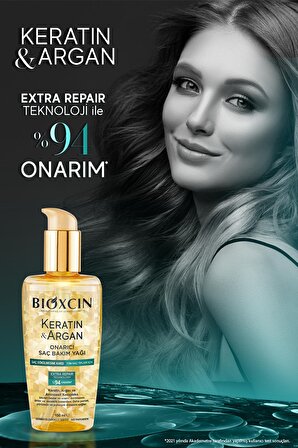 Bioxcin Collagen & Biotin Hacim Şampuanı 300ml + Bioxcin Kertin Argan Saç Bakım Yağı