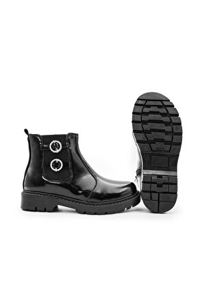 Kız Çocuk Suya Dayanıklı Kışlık İç Astarlı Bot Ayakkabı 2117