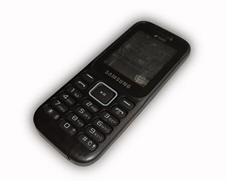 Samsung B310 Kasa Samsung Galaxy B310 Uyumlu Siyah Renk Orta Kasa Ön Arka Kapak Tuş Takımı 
