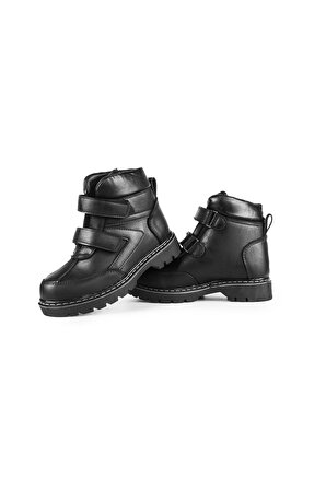 Erkek Çocuk Suya Dayanıklı Kışlık İç Astarlı Bot Ayakkabı 3366