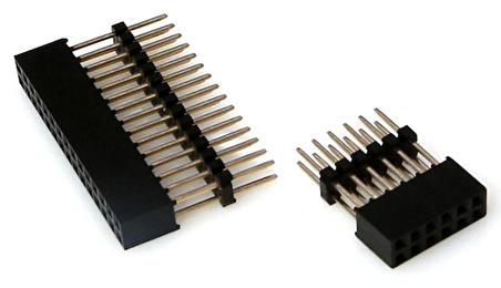 Odroid Dual Stacking 30pin and 12pin Header Extenders 