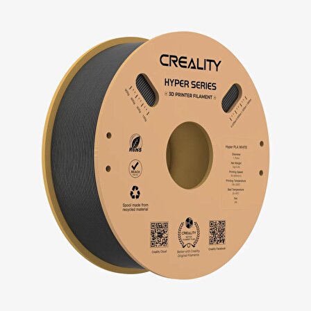 Creality Hyper PLA Filament Siyah 1.75mm 1kg Standart