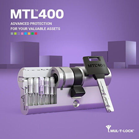 Mul-T-Lock Mtl 400 Tuzaklı Bilyalı Kapı Kilidi 69 Mm