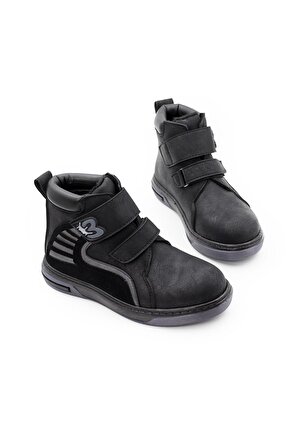 Erkek Çocuk Suya Dayanıklı Kışlık İç Astarlı Bot Ayakkabı 9005