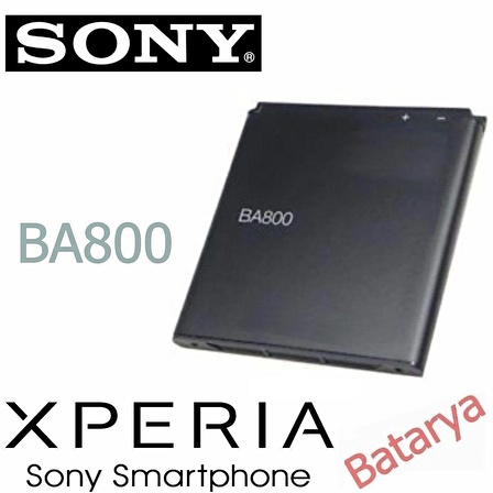 Sony Ericsson BA800 Batarya Sony Ericsson Xperia LT26i Xperia S SP50KERA10 Uyumlu Yedek Batarya