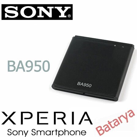 Sony Ericsson BA950 Batarya Sony Ericsson Xperia ZR SO-04E M36h C5502 C5503 Uyumlu Yedek Batarya