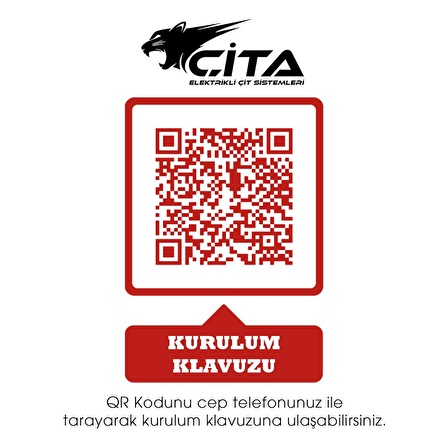 ÇİTA - Elektrikli Çit Makinesi (Sensörlü) - [BÜYÜK MODEL] Ayı, Domuz Kovucu