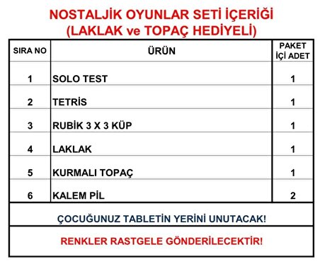 Nostaljik Efsane Oyunlar Seti