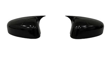 Ford Courier 2014-2017 Batman Yarasa Ayna Kapağı Piano Black ABS Plastik