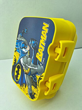Optizon Batman Dikdörtgen Çatallı Kaşıklı Beslenme Kutusu