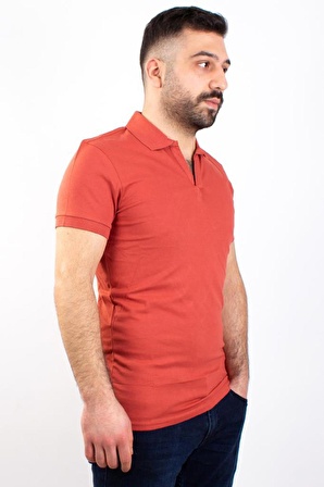 TWİSTER JEANS 1730 KİREMİT POLO YAKA ERKEK T-SHİRT