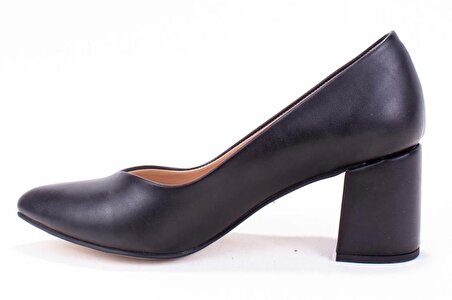 Dagoster DZA07-2991154 Siyah Stiletto Topuklu Kadın Ayakkabı