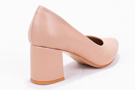 Dagoster DZA07-2991154 Vizon Stiletto Topuklu Kadın Ayakkabı