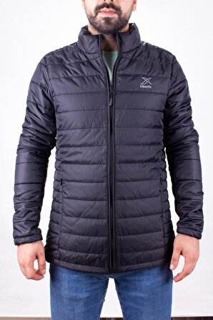 Kinetix Padded Coat Siyah Günlük Şişme Erkek Mont