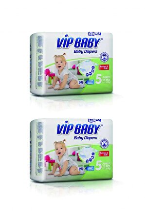 Vip Baby Active & Soft 5 Junior 28 Adet 2'li Set Bebek Bezi