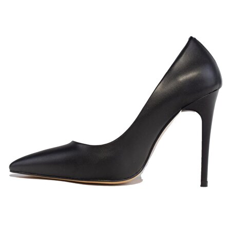 Dagoster DZA07-388460 Siyah Stiletto Topuklu Kadın Ayakkabı