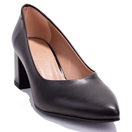 Dagoster DZA07-2681154 Siyah Stiletto Topuklu Kadın Ayakkabı