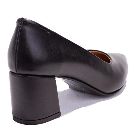 Dagoster DZA07-2681154 Siyah Stiletto Topuklu Kadın Ayakkabı