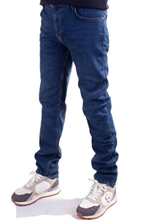 Colt Jeans  Vega 9133-56B Mavi Yüksek Bel Rahat Paça Erkek Jeans  Pantolon