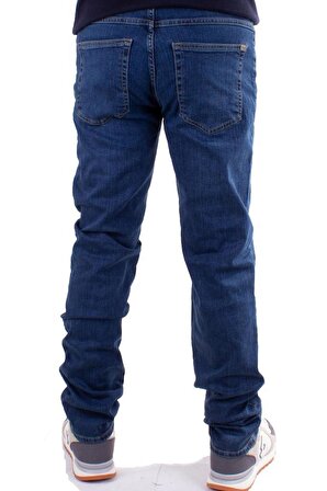 Colt Jeans  Vega 9133-56B Mavi Yüksek Bel Rahat Paça Erkek Jeans  Pantolon
