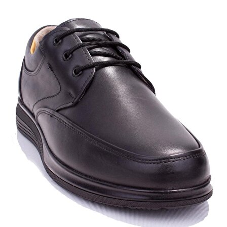 Dagoster DMA08-420 Siyah Ortopedik Günlük Deri Erkek Ayakkabı