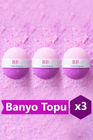 Banyo Topu Ve Nem Bombası Jakuzi Küvet Manikür Topu Banyo Bombası 130g X 3 Adet