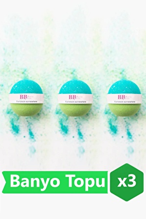 Banyo Topu Ve Nem Bombası Jakuzi Küvet Manikür Topu Banyo Bombası 130g X 3 Adet