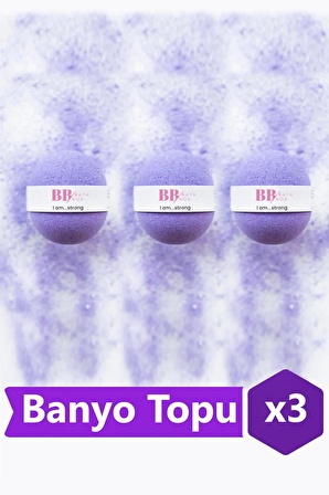 Banyo Topu Ve Nem Bombası Jakuzi Küvet Manikür Topu Banyo Bombası 130g X 3 Adet